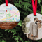 Our First Christmas Engaged Ornament PNG Engagement Christmas Date And Names Keepsake Png Newly Eng 1