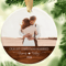 Just Married Couple Photo Ornament PNG Our 1st Christmas Married Ornament Png Newlywed Anniversary  0