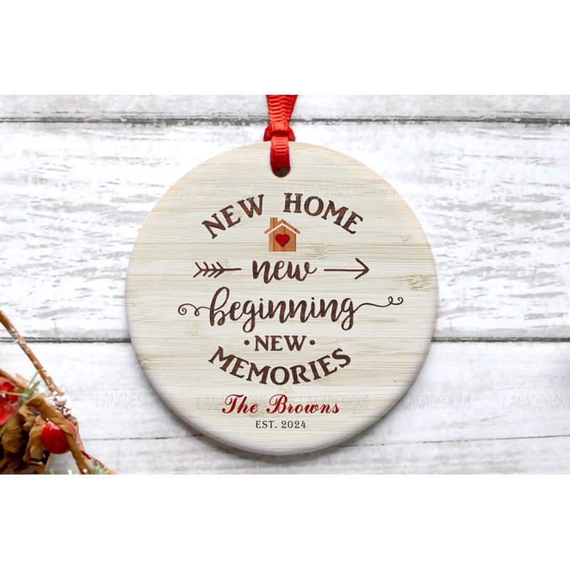 New Home Christmas Ornaments PNG Download First House Ornament Png 1st Christmas In New Home Orname 1