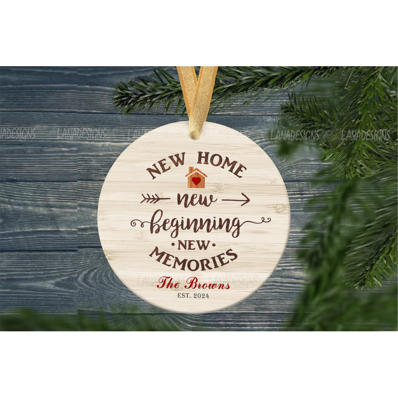 New Home Christmas Ornaments PNG Download First House Ornament Png 1st Christmas In New Home Orname 2