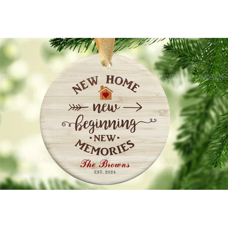 New Home Christmas Ornaments PNG Download First House Ornament Png 1st Christmas In New Home Orname 0