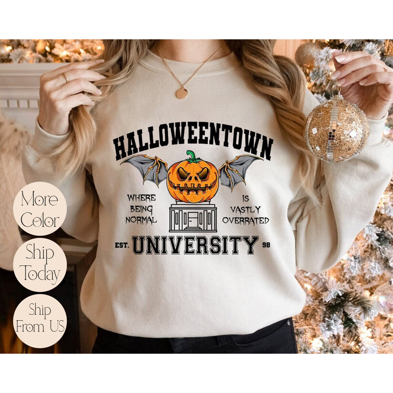 Halloween School Sweatshirt and Hoodie, Halloween Sweatshirt, Halloweentown University Sweatshirt, Funny Fall Sweatshirt, Fall Hoodie.jpg