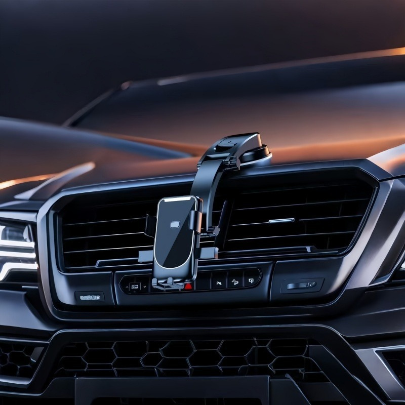 Universal Smartphone Holder, Air Vent Suction Hook Mount, Car Navigation Bracket for Phones