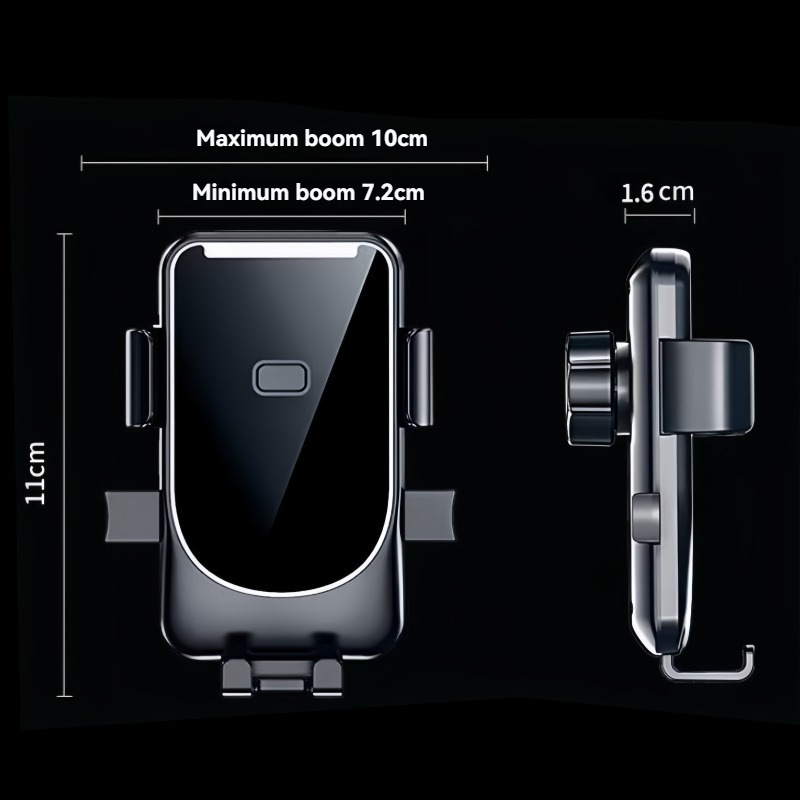 Universal Smartphone Holder, Air Vent Suction Hook Mount, Car Navigation Bracket for Phones