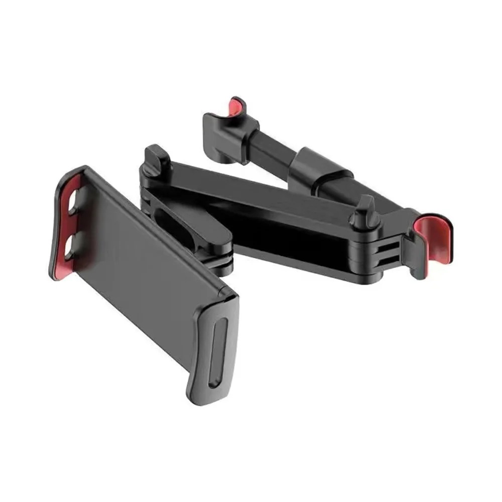 Rotating Seat Headrest Bracket Telescopic Car Rear Pillow Phone Tablet Holder For Kids Travel 0