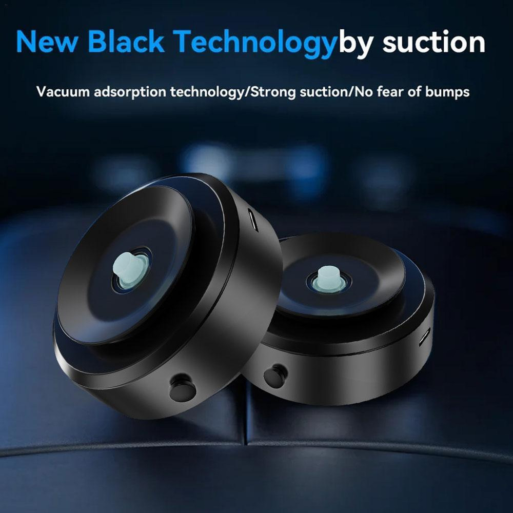 Magnetic Car Phone Holder Universal Adsorption Mount Black Technology Vacuum Bracket For IPhone Sam 0