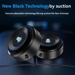 magnetic car phone holder, universal adsorption mount, black technology vacuum bracket for iphone samsung