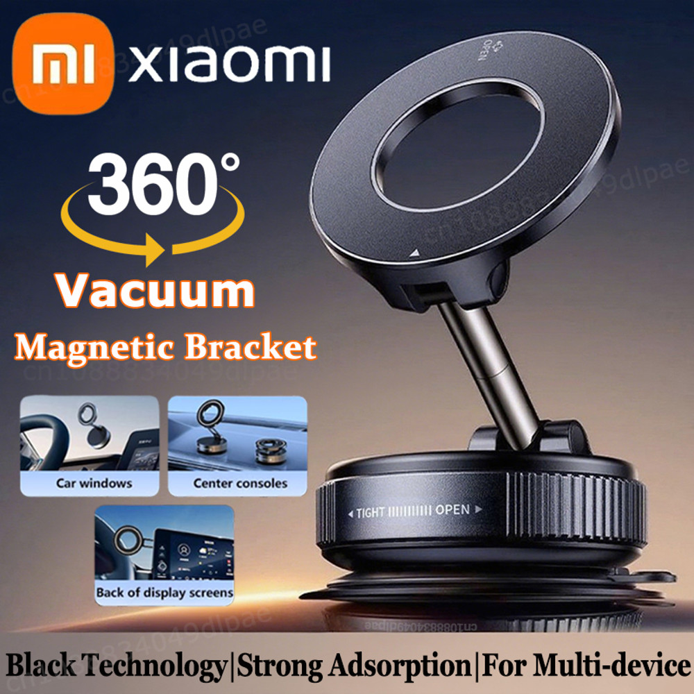 MultiAngle Vacuum Magnet Bracket Foldable Car Navigation Holder Strong Magnetic Upgrade Version 1