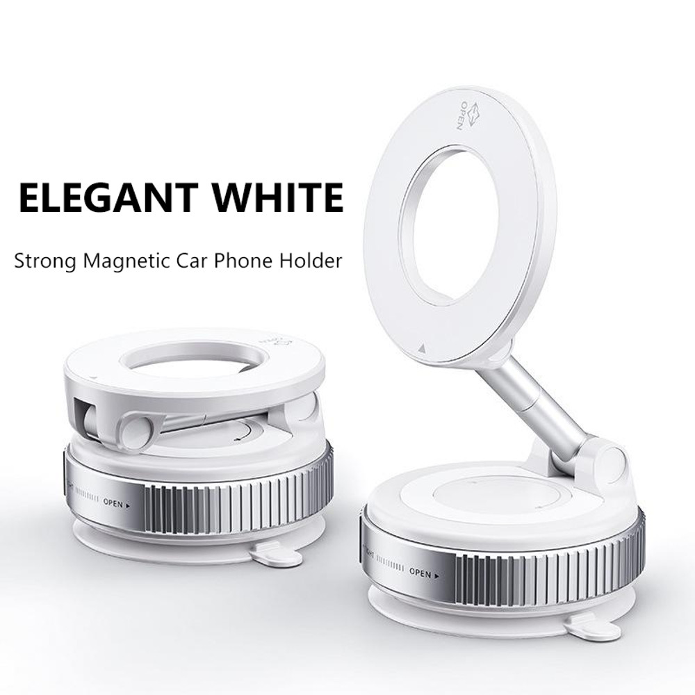 MultiAngle Vacuum Magnet Bracket Foldable Car Navigation Holder Strong Magnetic Upgrade Version 8