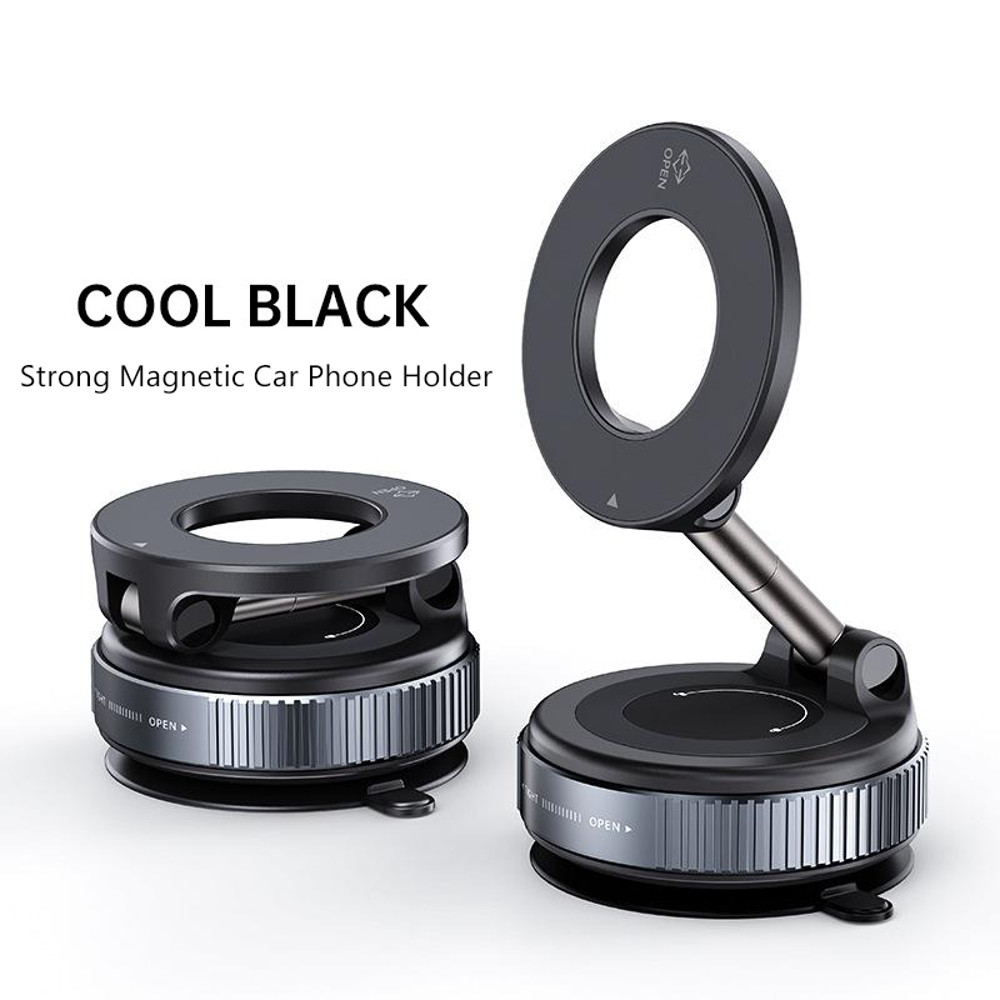 MultiAngle Vacuum Magnet Bracket Foldable Car Navigation Holder Strong Magnetic Upgrade Version 9