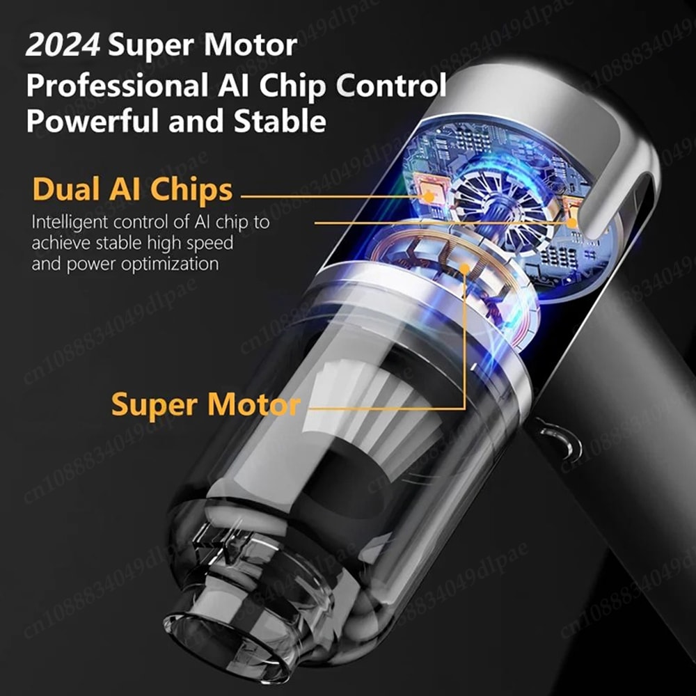 Portable Wireless Vacuum Cleaner PA Blow Suck Pump Super Powerful Car Vacuum Charge 3