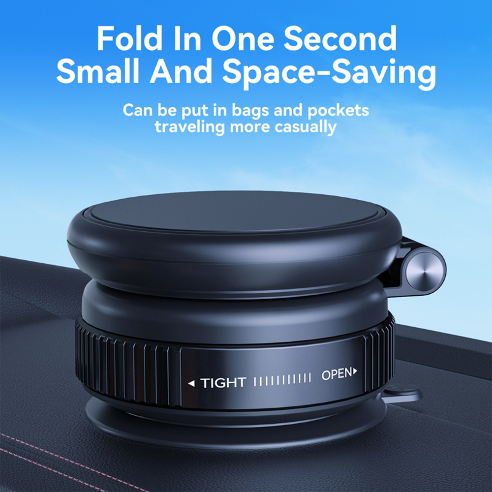 Foldable Phone Holder Rotation Vehicle Mount Vacuum Suction Bracket For Secure And Safe Driving 3