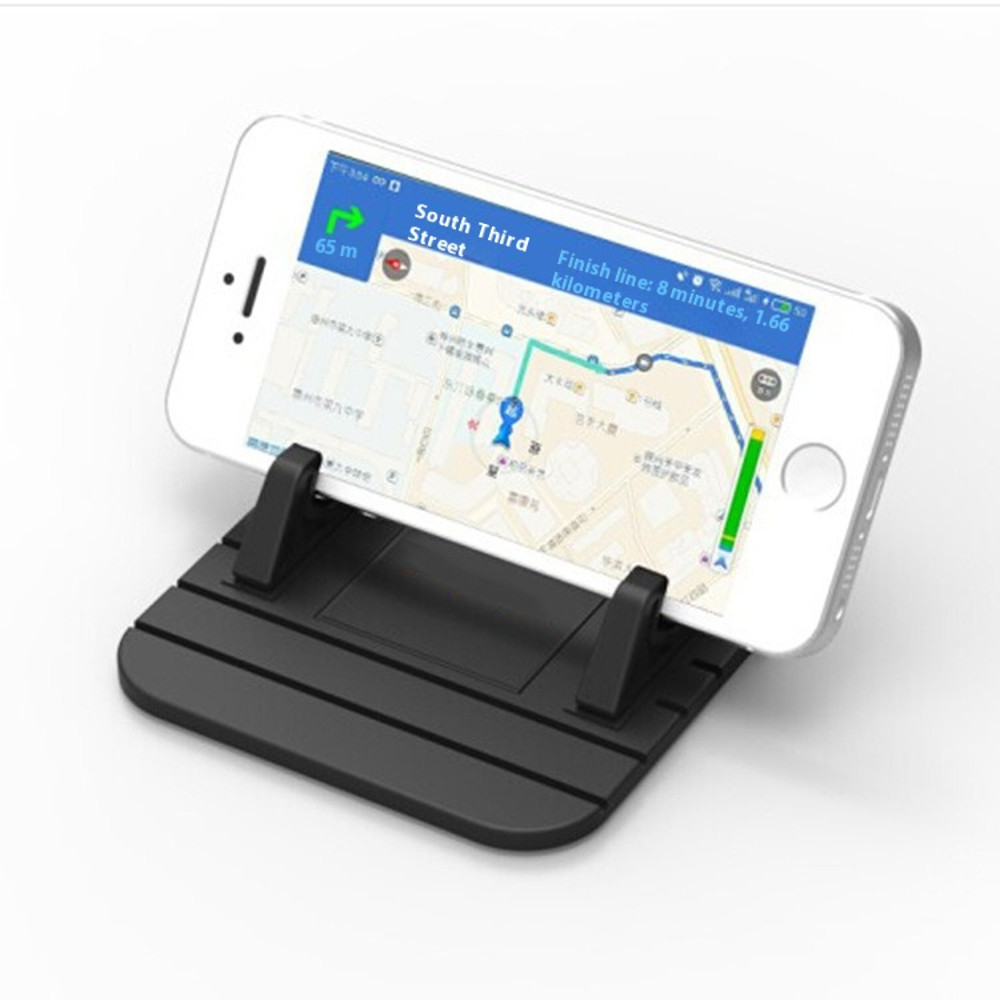 Car Dashboard Phone Stand, Creative Silicone Mount, Horizontal and Vertical Universal Navigation Stand