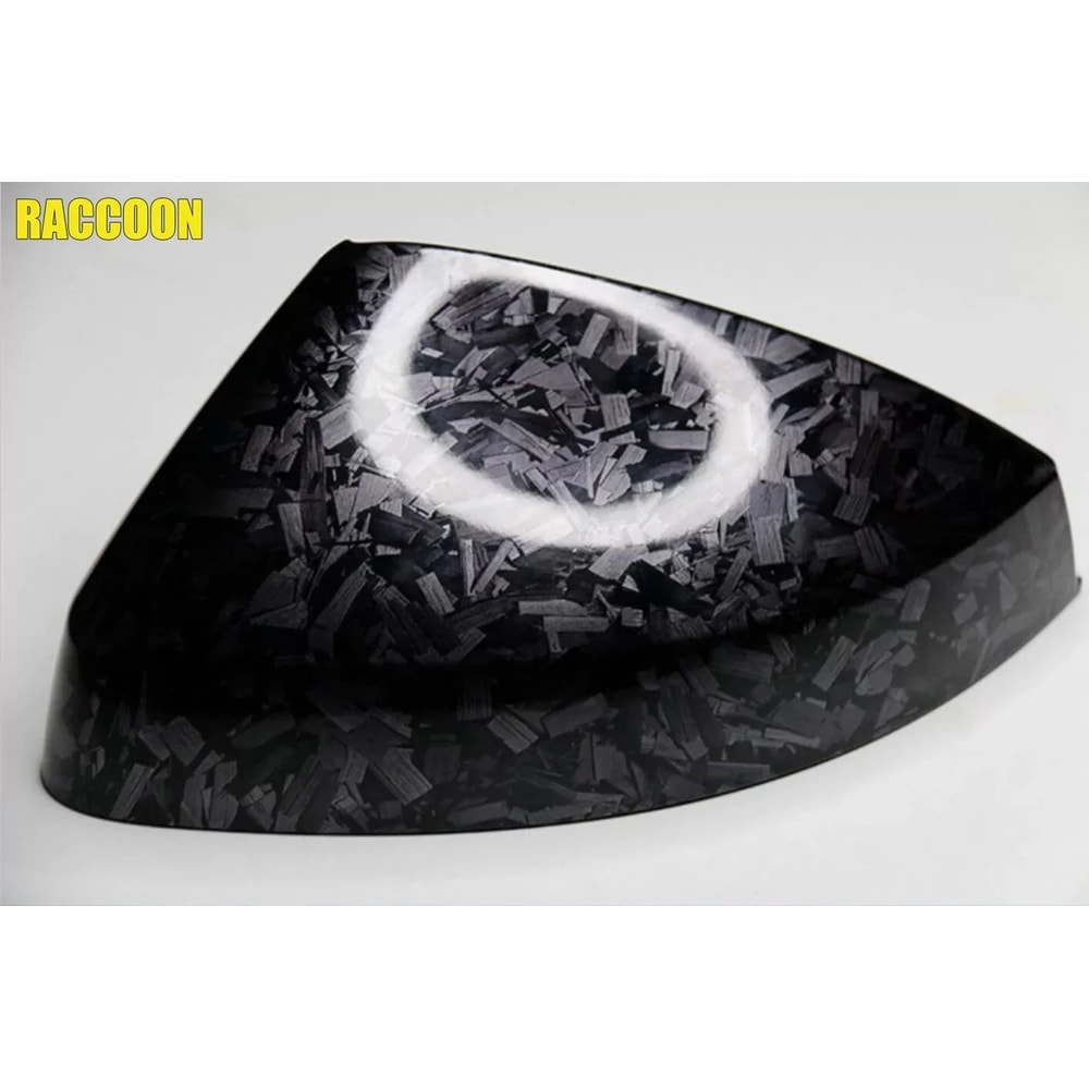 Forged Carbon Fiber Glossy Black Vinyl Wrap, Car and Bike Styling Film, Universal Wrap Sticker