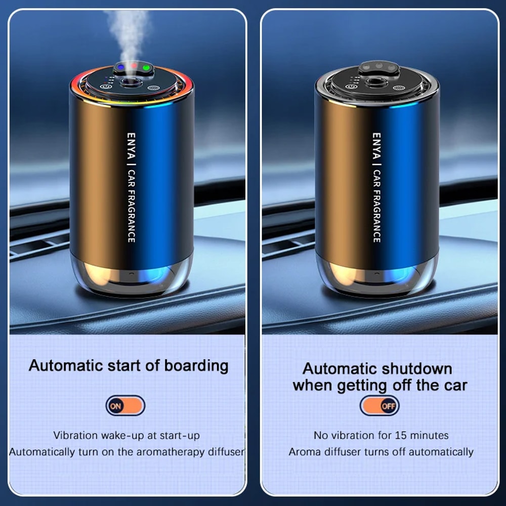 Intelligent Car Aromatherapy Automatic Spray Perfume Diffuser Car Air Freshener 3 Color Starry Sky 5