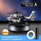 Solar Helicopter Car Air Freshener, Propeller Rotating Perfume Diffuser, Stylish Auto Interior Decoration