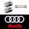 LED Car Door Projector Lights, Welcome Lamps for Audi Sline, Premium Door Light Decoration
