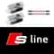 LED Car Door Projector Lights, Welcome Lamps for Audi Sline, Premium Door Light Decoration