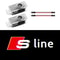 LED Car Door Projector Lights, Welcome Lamps for Audi Sline, Premium Door Light Decoration