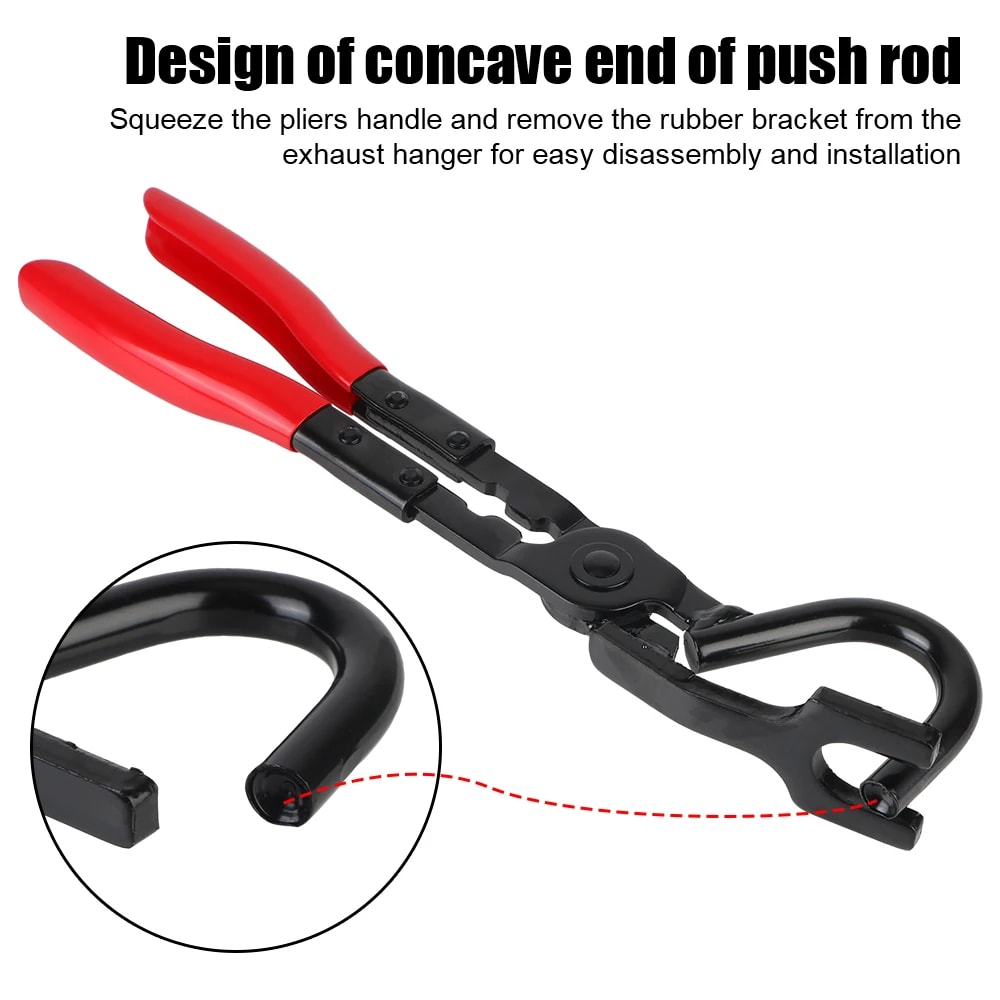 Professional Exhaust Hanger Pliers Kit, Heat Resistant Gripper, Hot Sell Rubber Gasket Puller for Car Truck Motorcycle