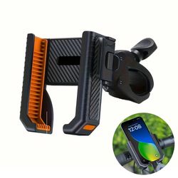 motorcycle handlebar phone mount, bike holder stand, gps support clip, shockproof mobile bracket for phones