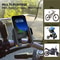 Motorcycle Handlebar Phone Mount, Bike Holder Stand, GPS Support Clip, Shockproof Mobile Bracket for Phones