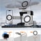 Universal Magnetic Phone Holder Portable Flexible Rotation Bracket Adjustable Mount For Airplane Tr 2