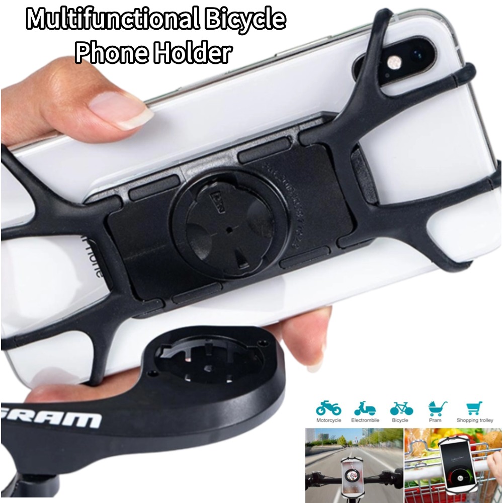 Universal Shockproof Mount For Motorcycle Multifunctional Bicycle Phone Holder Garmin Edge SRAM Sec 0