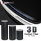 Carbon Fiber Auto Door Sill Protector, 3D Waterproof Car Sticker, Anti-Scratch Car Accessories