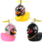 Small Yellow Duck Car Broken Wind Helmet Cute Car Decoration Wind Breaking Cycling Decor 1