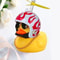 Small Yellow Duck Car Broken Wind Helmet Cute Car Decoration Wind Breaking Cycling Decor 10