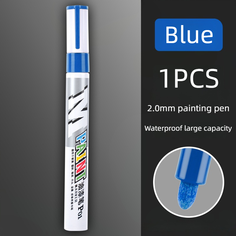 Waterproof Car Paint Marker Pen, Scratch Repair Brush Pen, Automotive Tire Tread Care, Touch Up Paint for Car