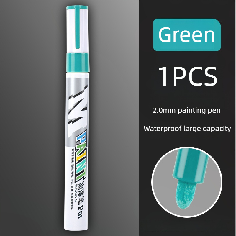 Waterproof Car Paint Marker Pen, Scratch Repair Brush Pen, Automotive Tire Tread Care, Touch Up Paint for Car