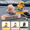 Creative Car Interior Accessories Magnetic Parking Number Plate Skateboard Bear Dashboard Decoratio 0