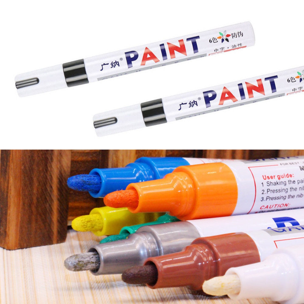 Waterproof Car Tire Marker White Paint Pen For Auto Wheel Rubber Tyre Permanent Oily Mark Pen 3