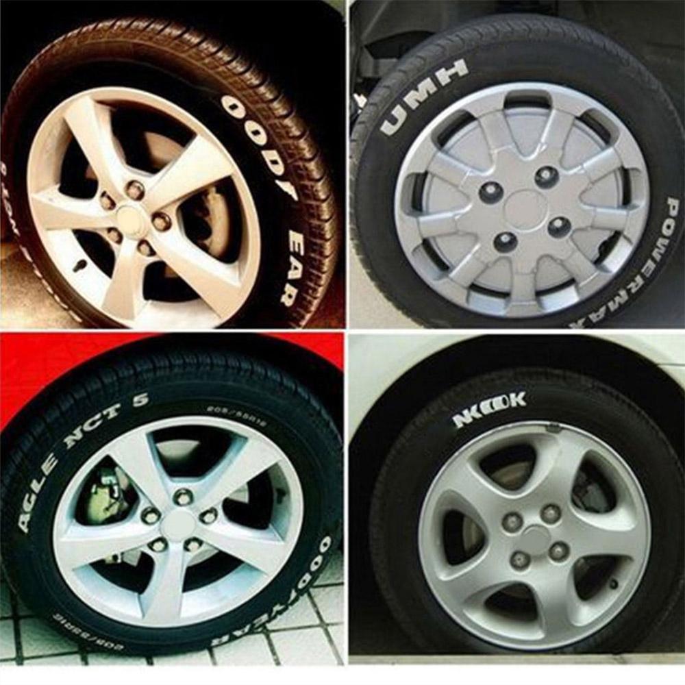 Waterproof Car Tire Marker White Paint Pen For Auto Wheel Rubber Tyre Permanent Oily Mark Pen 5