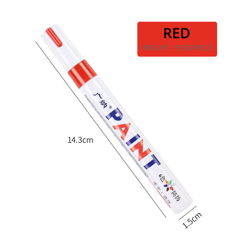 Waterproof Car Tire Marker White Paint Pen For Auto Wheel Rubber Tyre Permanent Oily Mark Pen 11