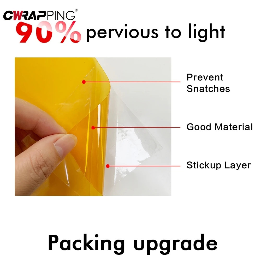 Light Black Smoke Tint Film Gloss Transparent PVC Wrap Headlight And Taillight Foil Cover For Car S 4