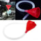 Telescopic Car Refueling Funnel, Universal Oil Funnel with Detachable Hose for Motorcycle and Engine