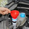 Telescopic Car Refueling Funnel, Universal Oil Funnel with Detachable Hose for Motorcycle and Engine