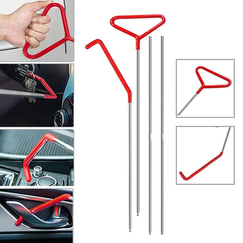 Thickened Car Wedge Pump Locksmith Door Air Cushion Emergency Open Tool Kit With Long Reach Grabber 1