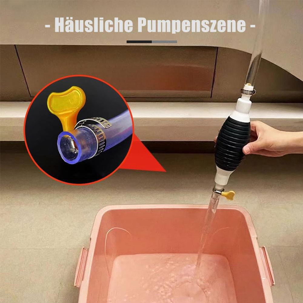 Manual Hand Fuel Pump, Oil Transfer Pump for Car Fuel Tank, Petrol Diesel Liquid Syphon Fuel Saver for Gas