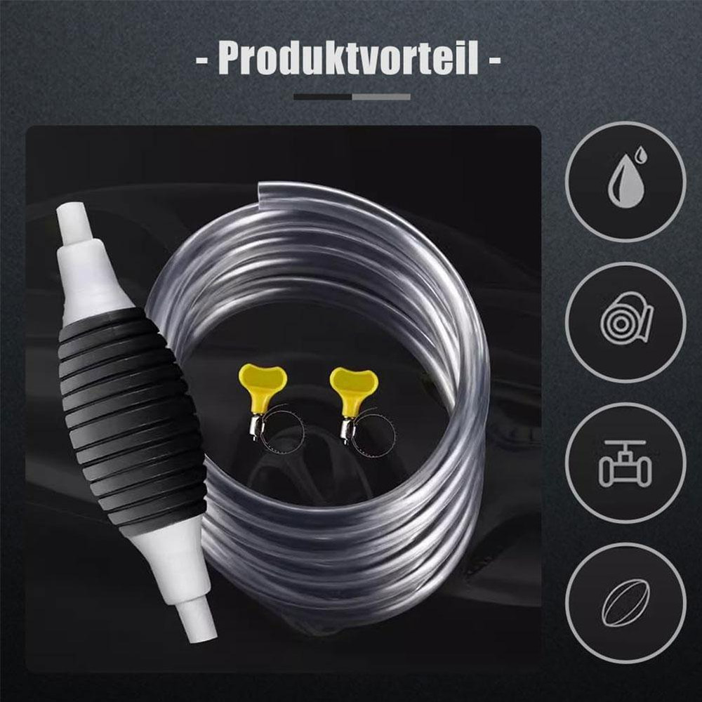 Manual Hand Fuel Pump, Oil Transfer Pump for Car Fuel Tank, Petrol Diesel Liquid Syphon Fuel Saver for Gas