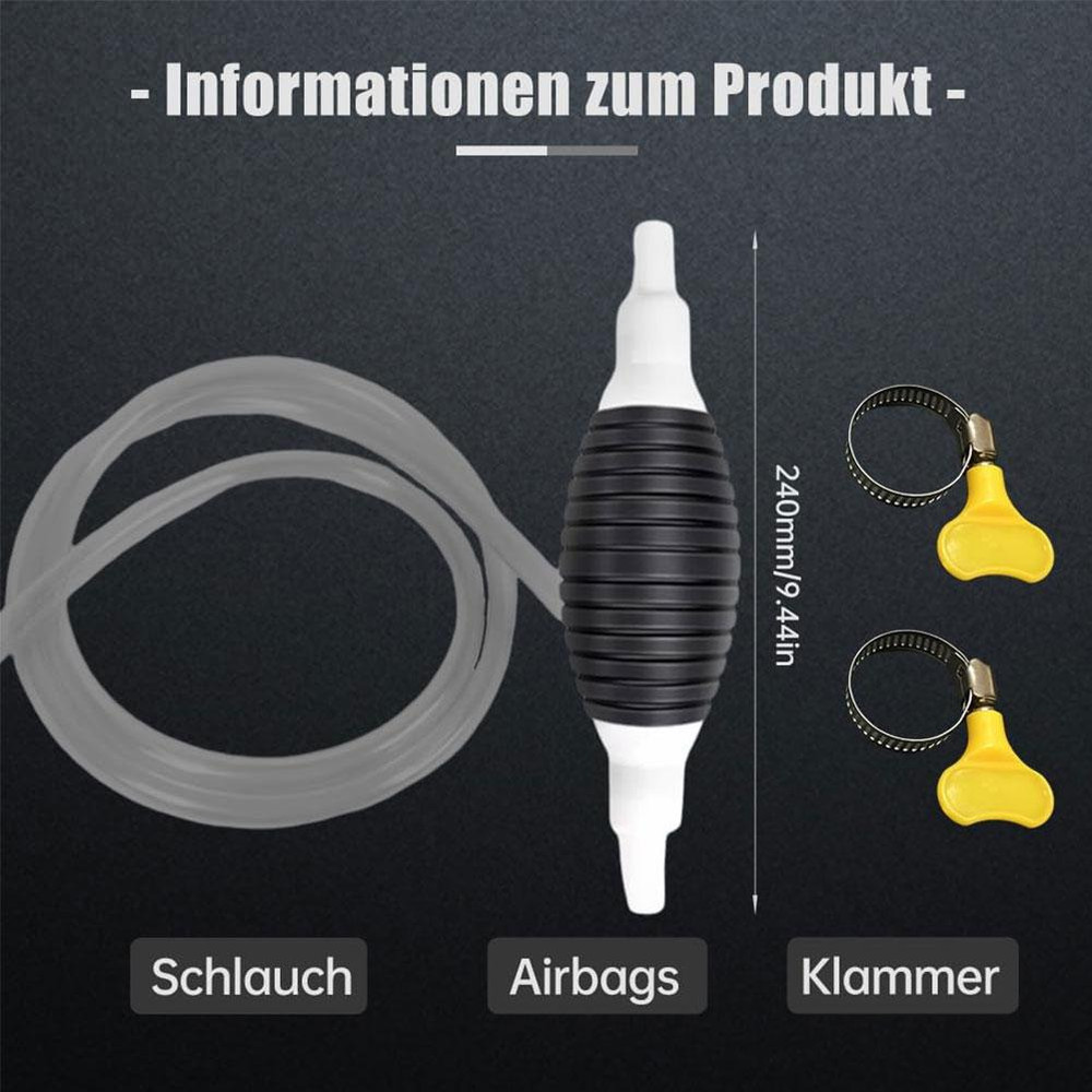 Manual Hand Fuel Pump, Oil Transfer Pump for Car Fuel Tank, Petrol Diesel Liquid Syphon Fuel Saver for Gas