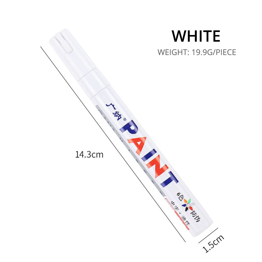 Waterproof Car Oily Painting Pen Permanent Tyre Marker Auto Rubber Touch Up Pen For Bike Metal Car  7