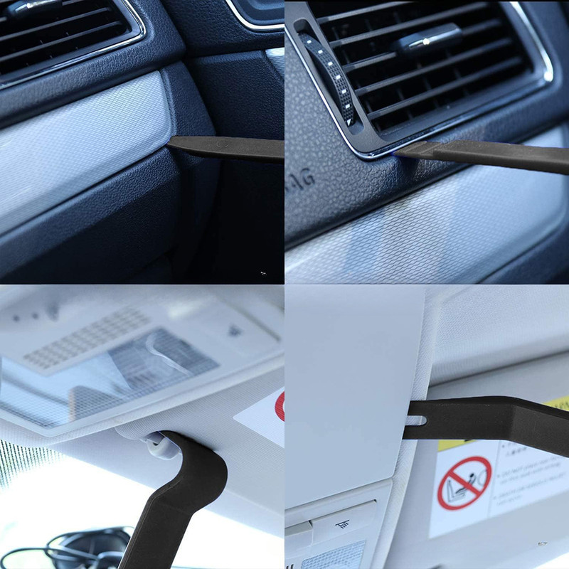 No Scratch Auto Trim Removal Tool Kit Plastic Pry Tool Set Interior Door Panel And Clip Fastener Re 1
