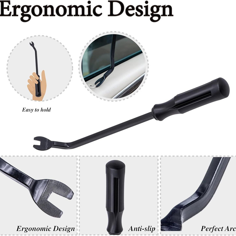 No Scratch Auto Trim Removal Tool Kit Plastic Pry Tool Set Interior Door Panel And Clip Fastener Re 3