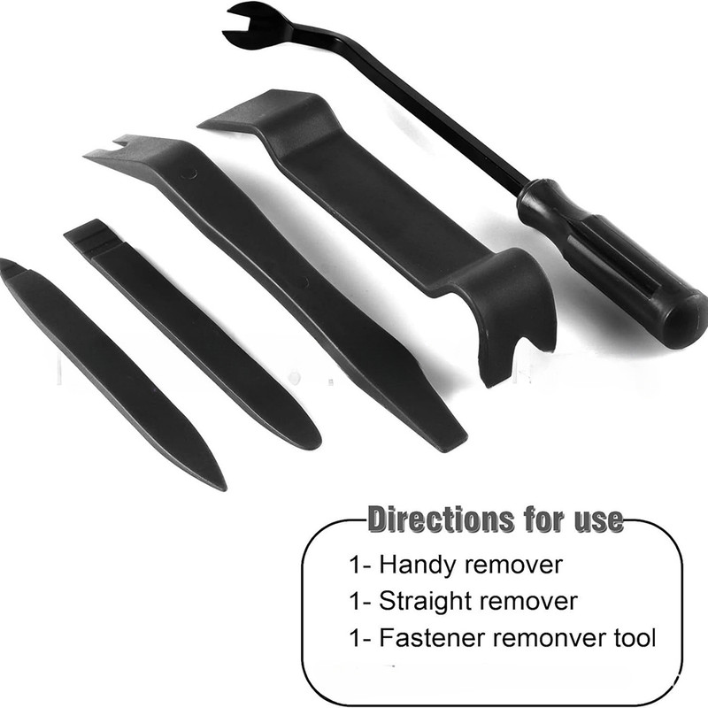 No Scratch Auto Trim Removal Tool Kit Plastic Pry Tool Set Interior Door Panel And Clip Fastener Re 4