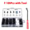 Car Body Push Retainer Kit Auto Fastener Clips Mixed Bumper Rivet Set Door Trim Panel Car Clips Box 2