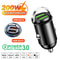 PD Mini Car Charger Dual Port Fast Charging USB Type C Car Adapter 0